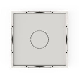 Purus Square Tile Insert - Krom