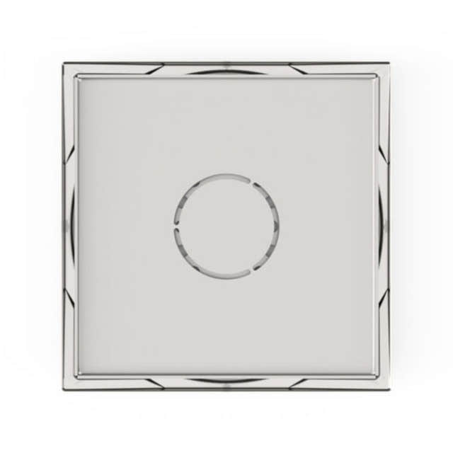 Purus Square Tile Insert Krom Purus Slukrenne GRO-1440201
