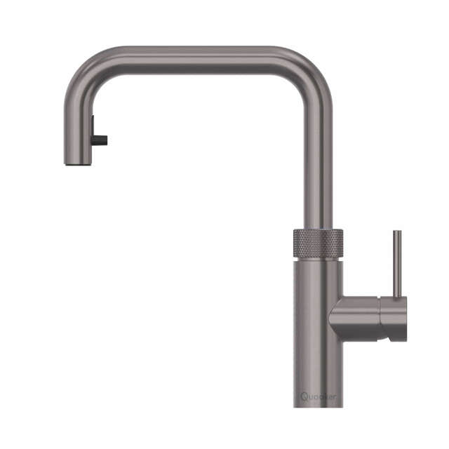 Quooker Flex Square Kjøkkenarmatur med uttrekksslange Gunmetal / PRO3 Quooker Kjøkkenarmatur BUN-Q212102002