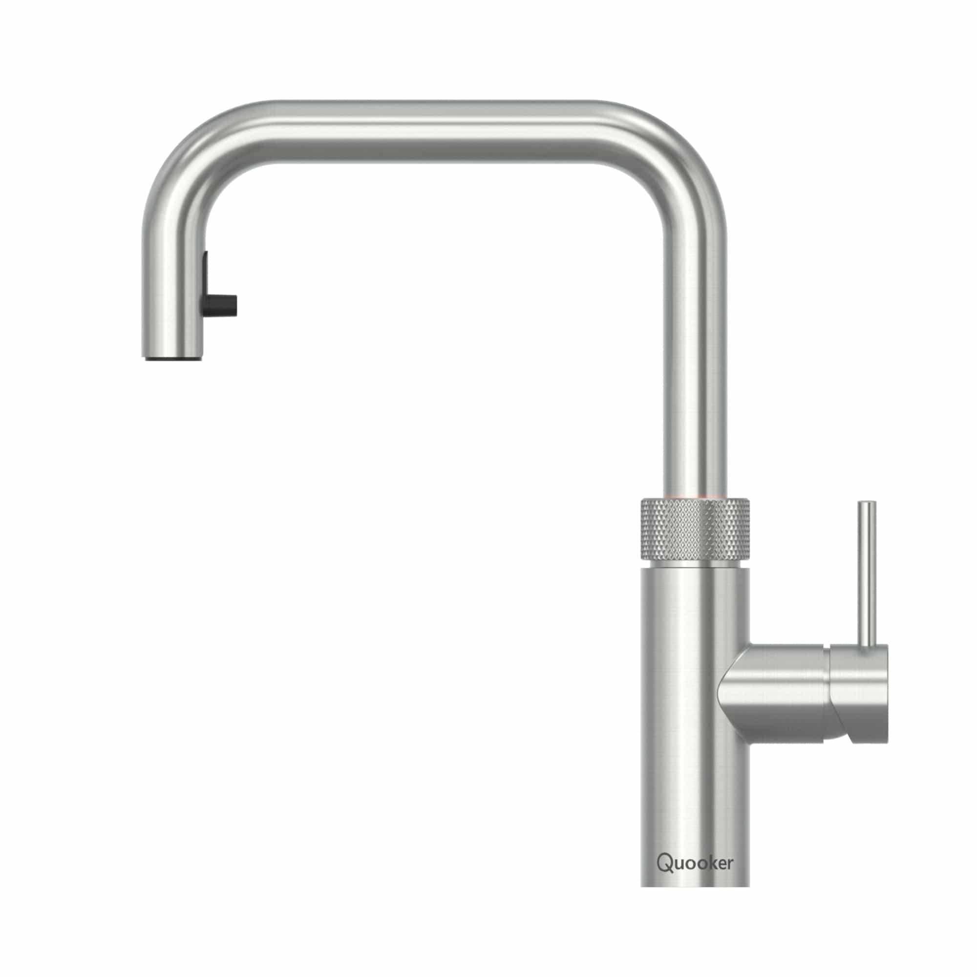 Quooker Flex Square Kjøkkenarmatur med uttrekksslange Rusfritt stål / PRO3 Quooker Kjøkkenarmatur BUN-Q212100402