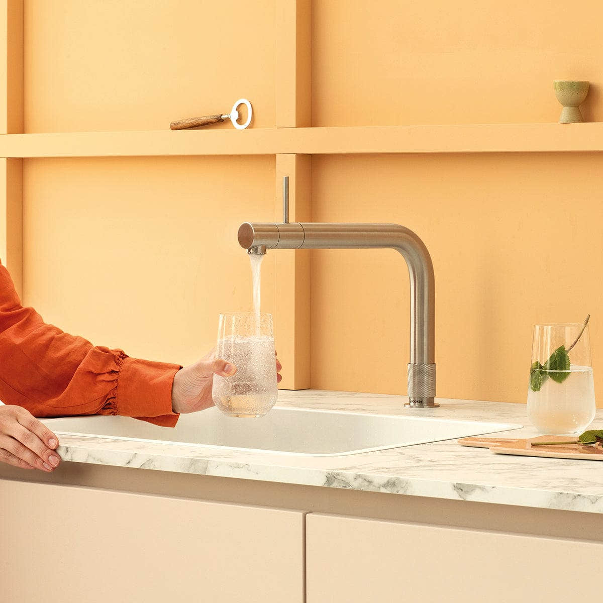 Quooker Front alt-i-ett kjøkkenarmatur Quooker Kjøkkenarmatur