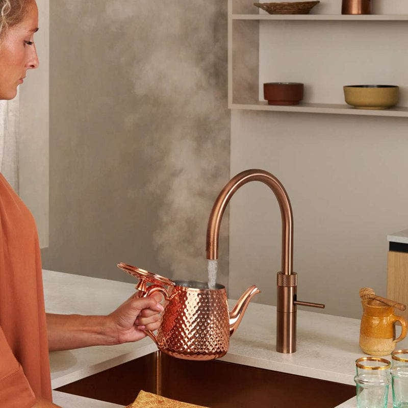 Quooker Fusion Round alt-i-ett design kjøkkenarmatur Quooker Kjøkkenarmatur