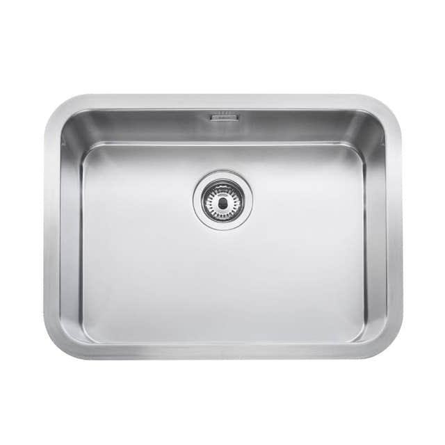 Roca Berlin Kjøkkenvask, enkel kum Krom / 61cm Roca Kjøkkenvask DAL-1365506