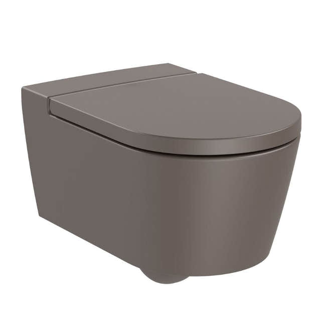 Roca Inspira Rimless Veggskål uten sete Coffee Roca Vegghengt toalett DAL-1365526