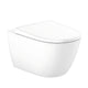 Roca Ona Rimless Vegghengt Toalett Hvit Roca Vegghengt toalett DAL-1365532