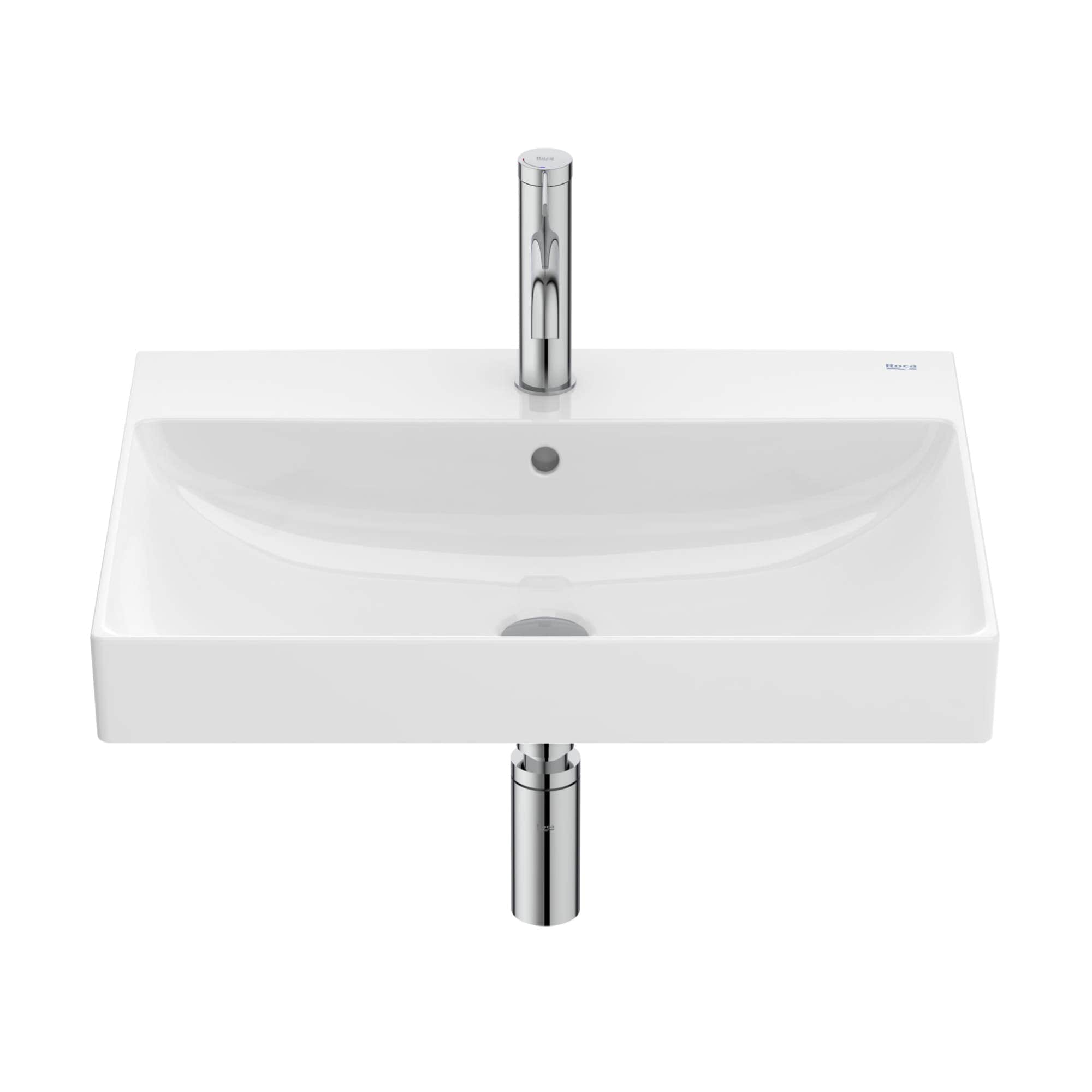 Roca Ona Vegghengt Servant - Sanitetsporselen Hvit / 60cm Roca Baderomsservant DAL-1509574
