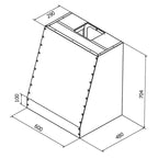 RørosHetta Stil Sense Vegghengt Ventilator 60cm