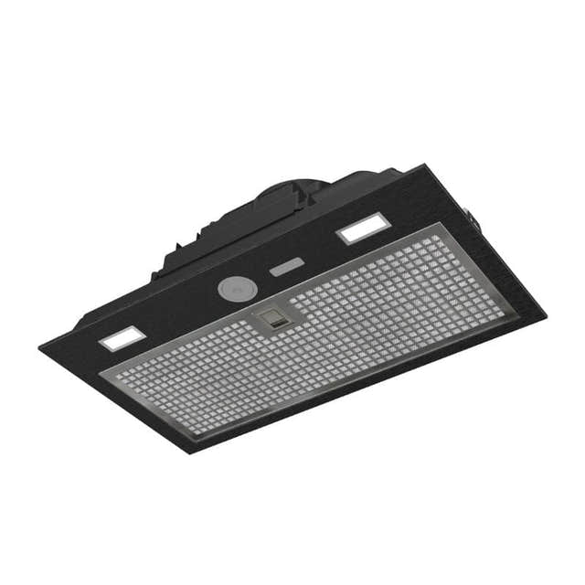 RørosHetta Venus Ventilator til Overskap Svart stål / 60cm / Normalventilasjon RørosHetta Kjøkkenvifte BUN-7936-N