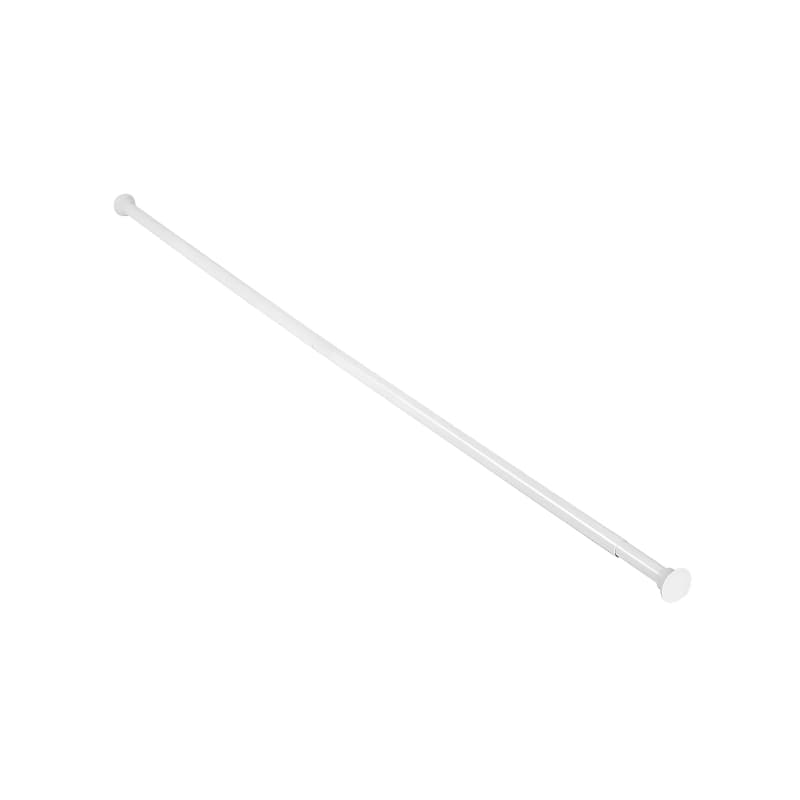 Safir Dusjforhengstang Rett Hvit Hvit / 75-125cm Arrow Dusjforheng GRO-7550052