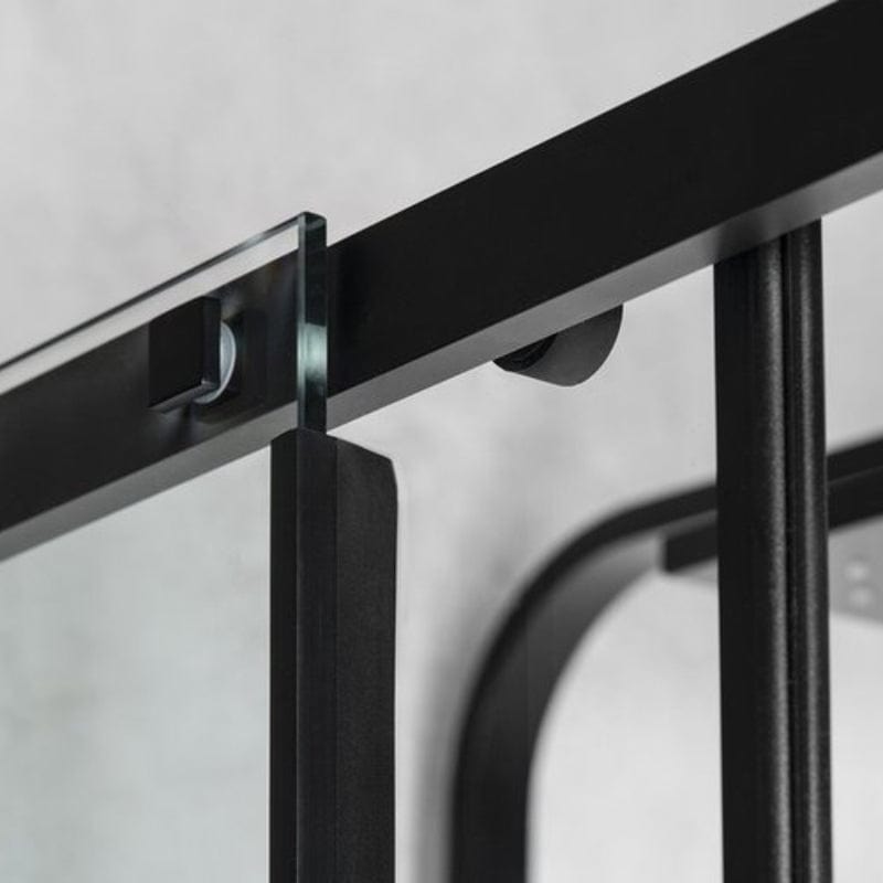 Sanipro ALTIS LINE / BLACK LINE Skyvedør for nisje og hjørne Sanipro Dusjdør