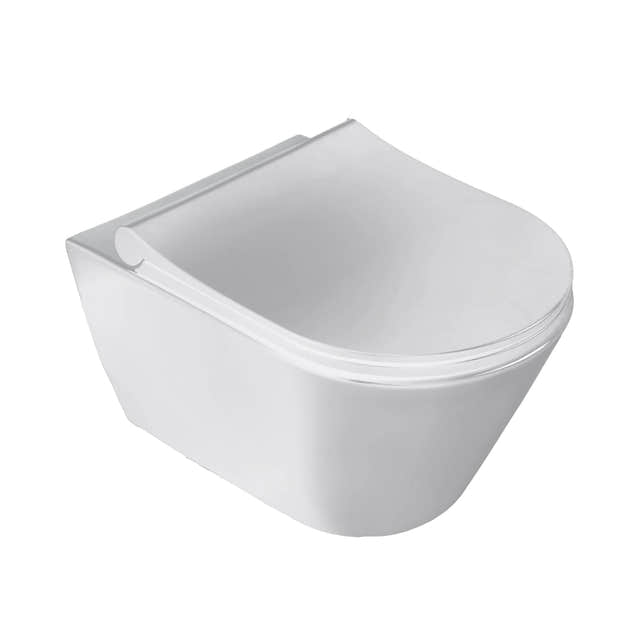 Sanipro AQUAFORM Compact vegghengt toalett Hvit Sanipro Vegghengt toalett SA-10003