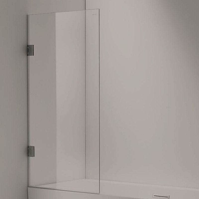 Sanipro Badekarvegg Style 75 - 8mm glass Krom / 75cm / Klart glass Sanipro Badekarvegg SA-10015