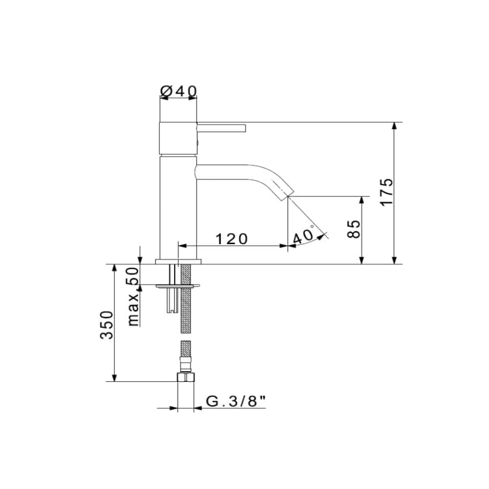 Sanipro Sektor Servantbatteri Sanipro Servantbatteri