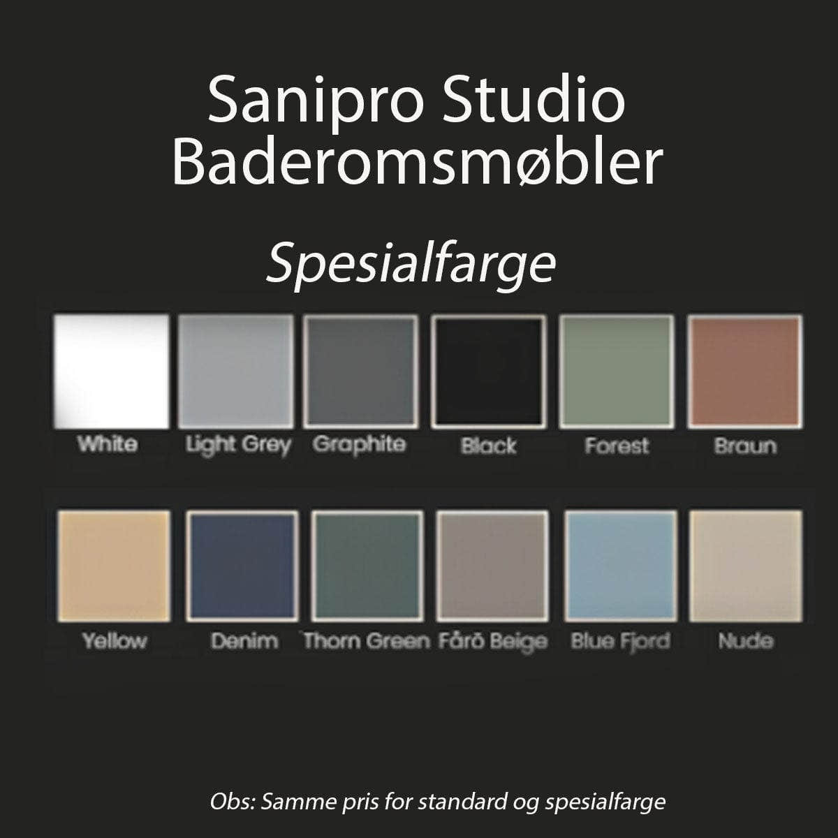 Sanipro Studio Speilskap Sanipro Speilskap