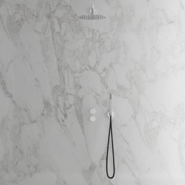 Scandtap Harmonized 2x Takdusj Innbygging Classic Scandtap Blandebatteri innbygging SC-21029
