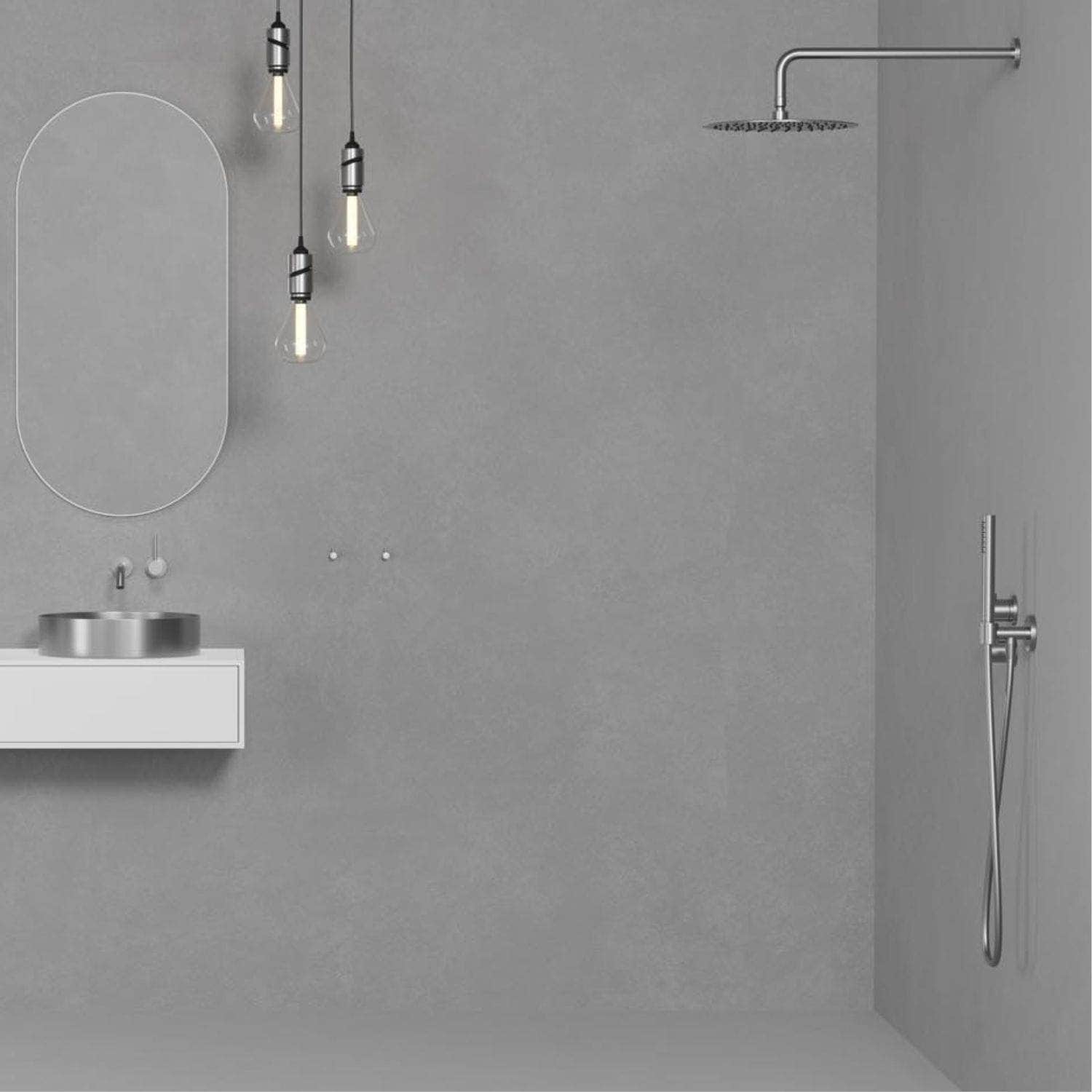 Scandtap Harmonized 2x Takdusj Innbygging Scandtap Blandebatteri innbygging