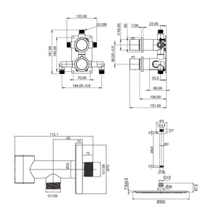 Scandtap Harmonized 2z Takdusj Innbygging