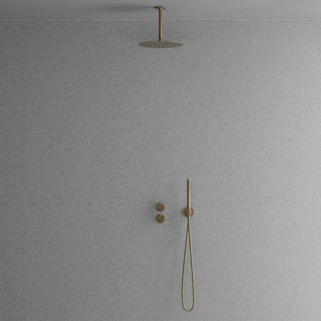 Scandtap Harmonized 2z Takdusj Innbygging Champagne Scandtap Blandebatteri innbygging SC-21044