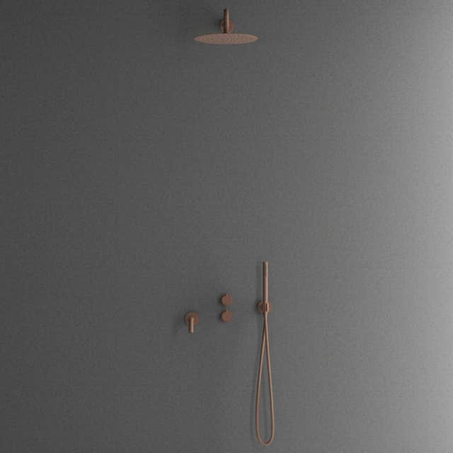 Scandtap Harmonized 3x Takdusj Innbygging Rust Scandtap Blandebatteri innbygging SC-21051