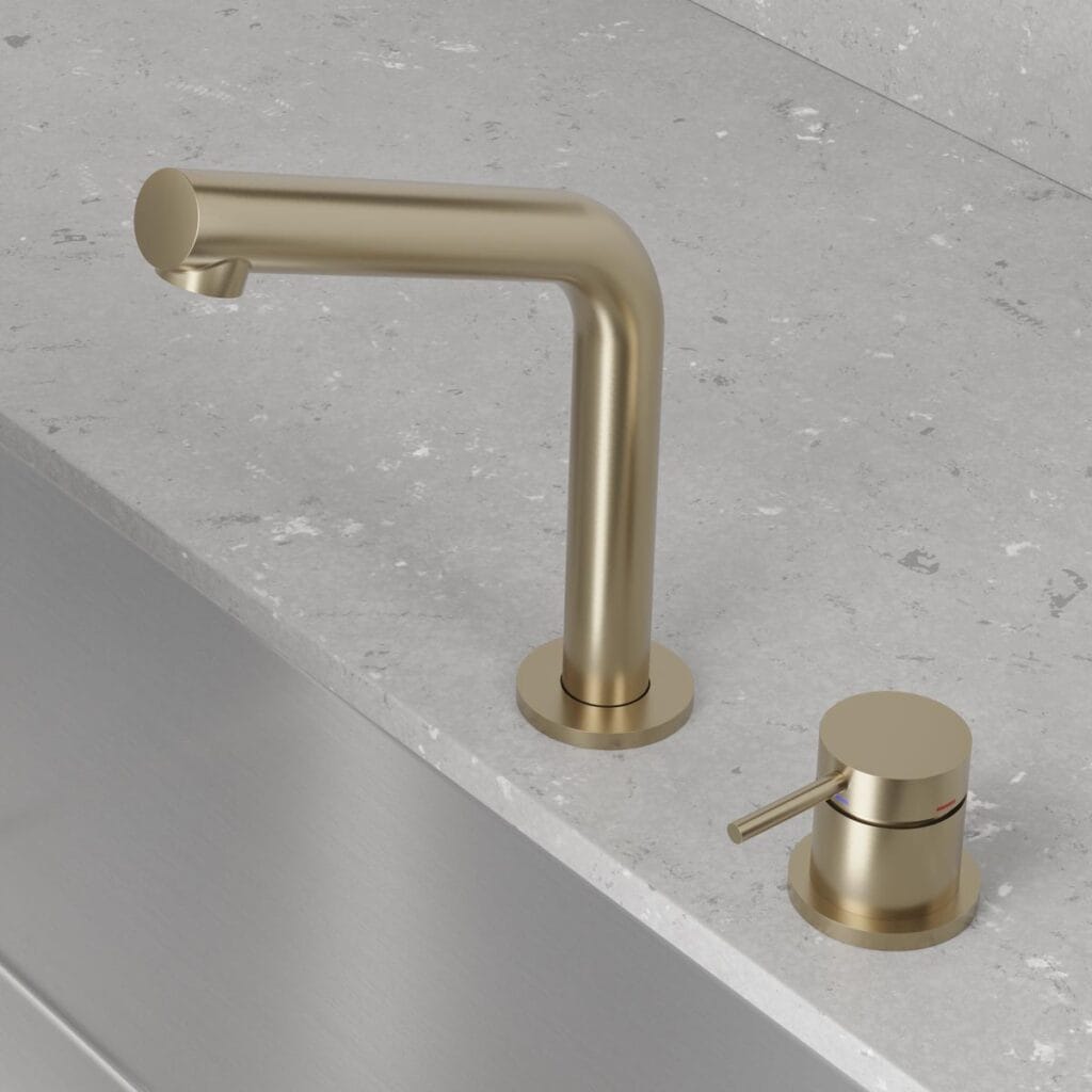 Scandtap Harmonized B2 Servantbatteri Champagne Scandtap Servantbatteri SC-10264