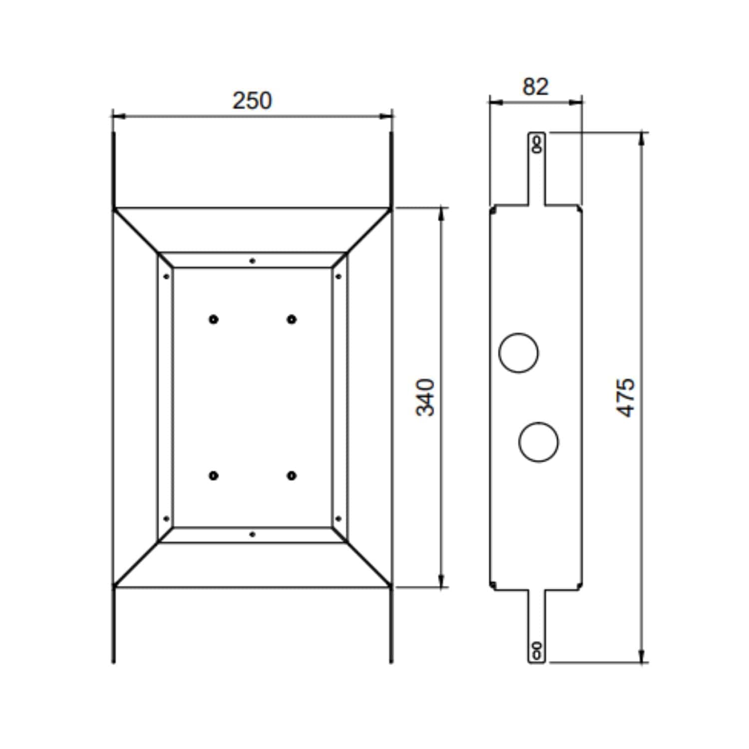 Scandtap Innbyggingsbox Scandtap Box 1 Scandtap Blandebatteri innbygging SC-21160