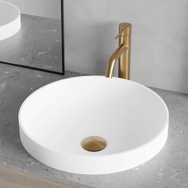 Scandtap Solid R4 Bolleservant Hvit matt Scandtap Bolleservant SC-46004