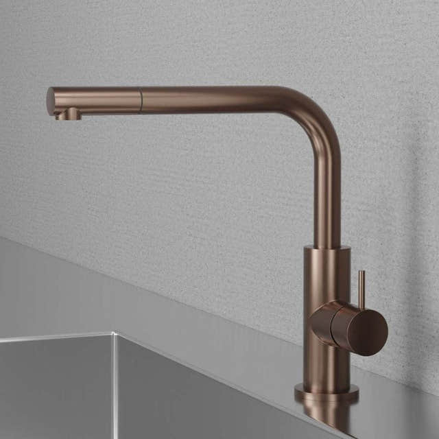 Scandtap Steel Accent 90 Kjøkkenarmatur Amber / 35mm Scandtap Kjøkkenarmatur SC-30177
