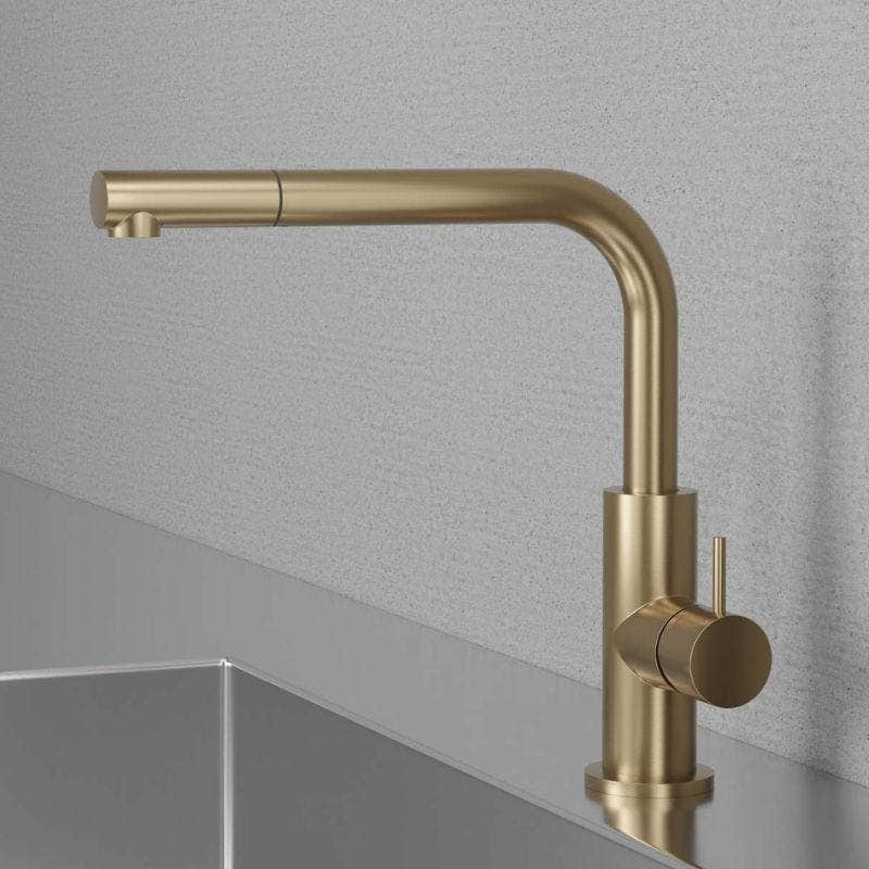 Scandtap Steel Accent 90 Kjøkkenbatteri Sand / 35mm Scandtap Kjøkkenarmatur SC-30176