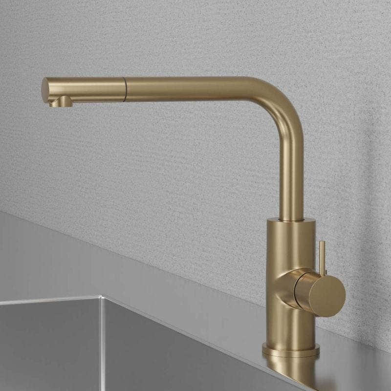 Scandtap Steel Accent 90 Kjøkkenbatteri Sand / 38mm Scandtap Kjøkkenarmatur SC-30186