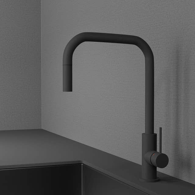 Scandtap Steel Accent Square Kjøkkenarmatur Coal / 35mm Scandtap Kjøkkenarmatur SC-32112