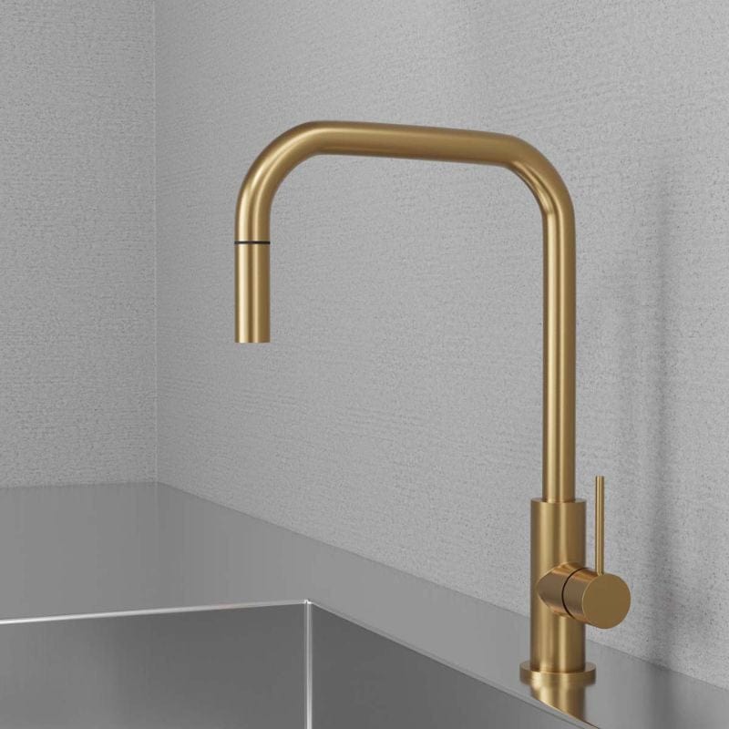 Scandtap Steel Accent Square Kjøkkenarmatur Sand / 35mm Scandtap Kjøkkenarmatur SC-30111