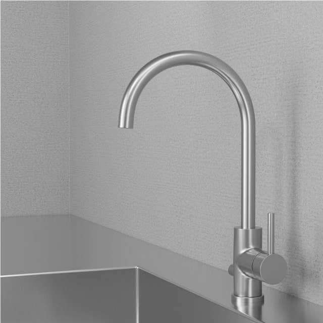 Scandtap Steel Curve D Kjøkkenarmatur Original Scandtap Kjøkkenarmatur SC-30005