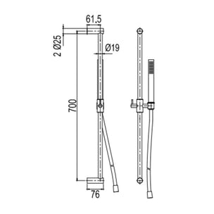 Scandtap Steel Pleasure Dusjsett