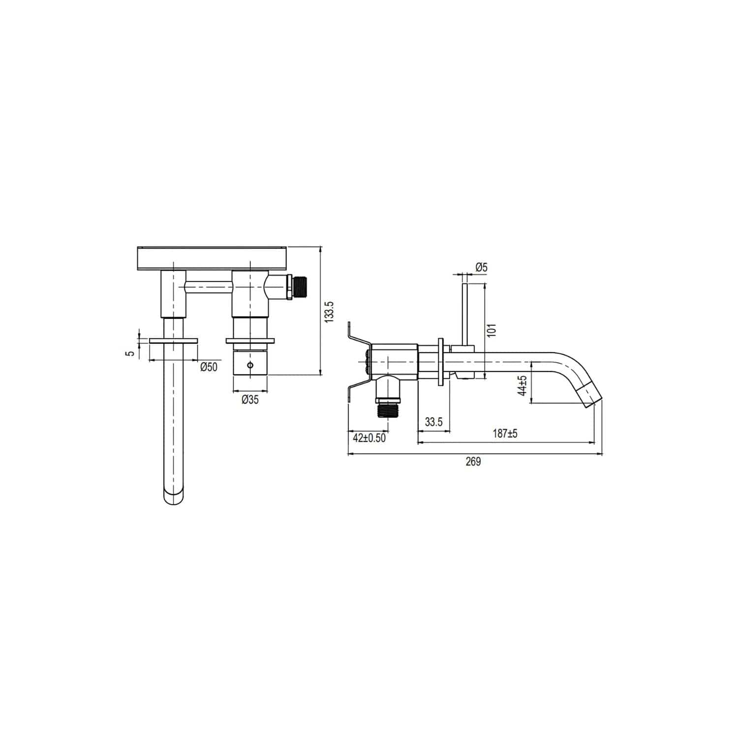 Scandtap Steel Harmonized 1 Servantbatteri Scandtap Blandebatteri innbygging