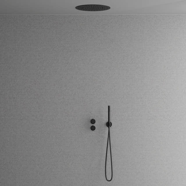 Scandtap Steel Harmonized 2a Takdusj Innbygging Black Scandtap Blandebatteri innbygging SC-24082