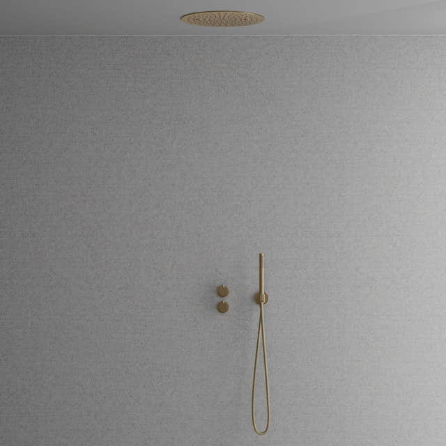 Scandtap Steel Harmonized 2a Takdusj Innbygging Champagne Scandtap Blandebatteri innbygging SC-24081