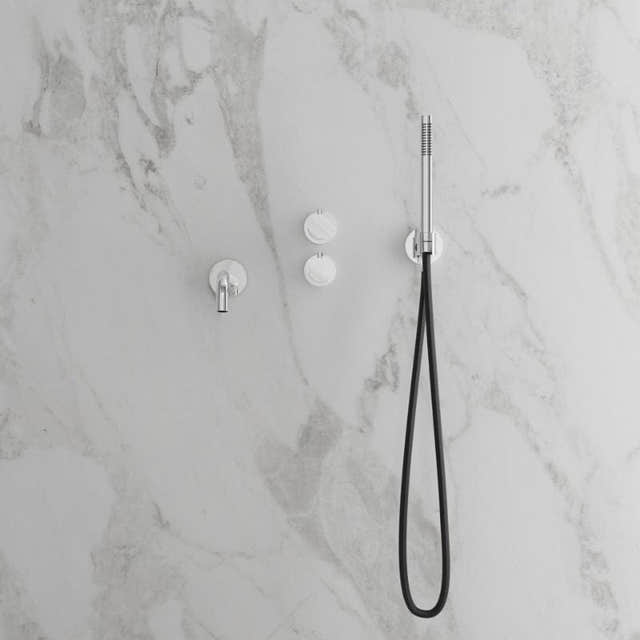 Scandtap Steel Harmonized 4 Badekararmatur Innbygging Classic Scandtap Blandebatteri innbygging SC-21069