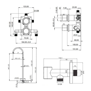 Scandtap Steel Harmonized Bliss 4 Badekarpakke