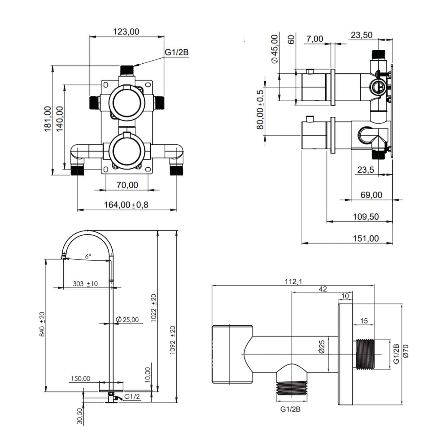 Scandtap Steel Harmonized Bliss 4 Badekarpakke Scandtap Badekararmatur