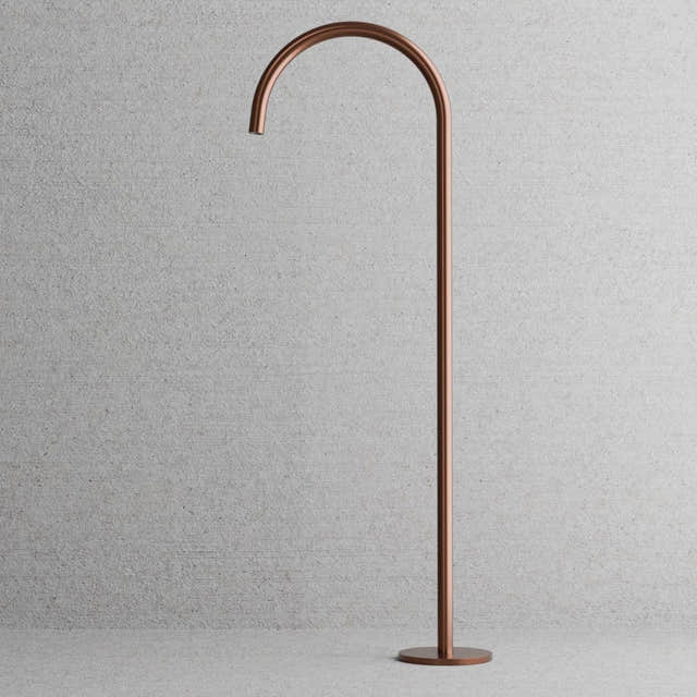 Scandtap Steel Harmonized Gulvmontert Badekartut Amber Scandtap Tilbehør blandebatteri SC-21177