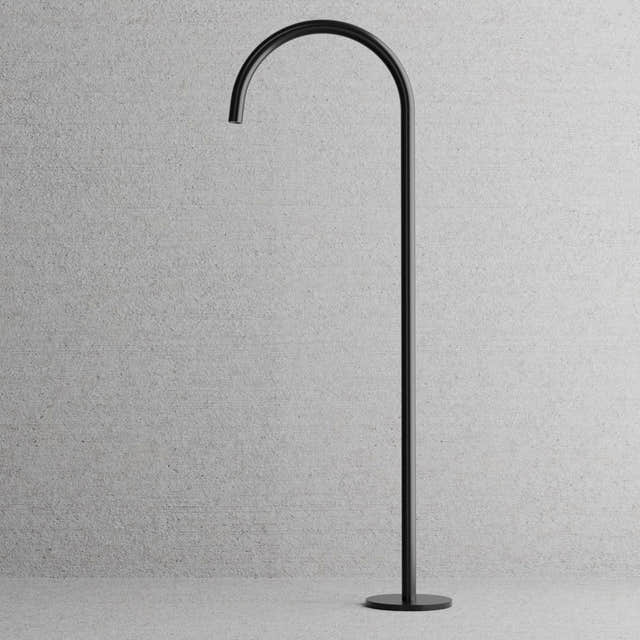 Scandtap Steel Harmonized Gulvmontert Badekartut Shadow Scandtap Tilbehør blandebatteri SC-21178