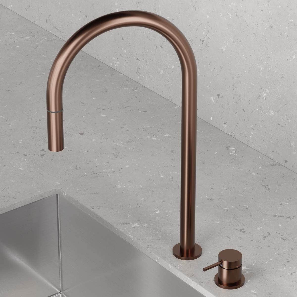 Scandtap Steel Harmonized K2P Kjøkkenbatteri Amber Scandtap Kjøkkenarmatur SC-30147