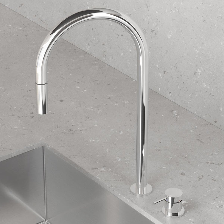 Scandtap Steel Harmonized K2P Kjøkkenarmatur