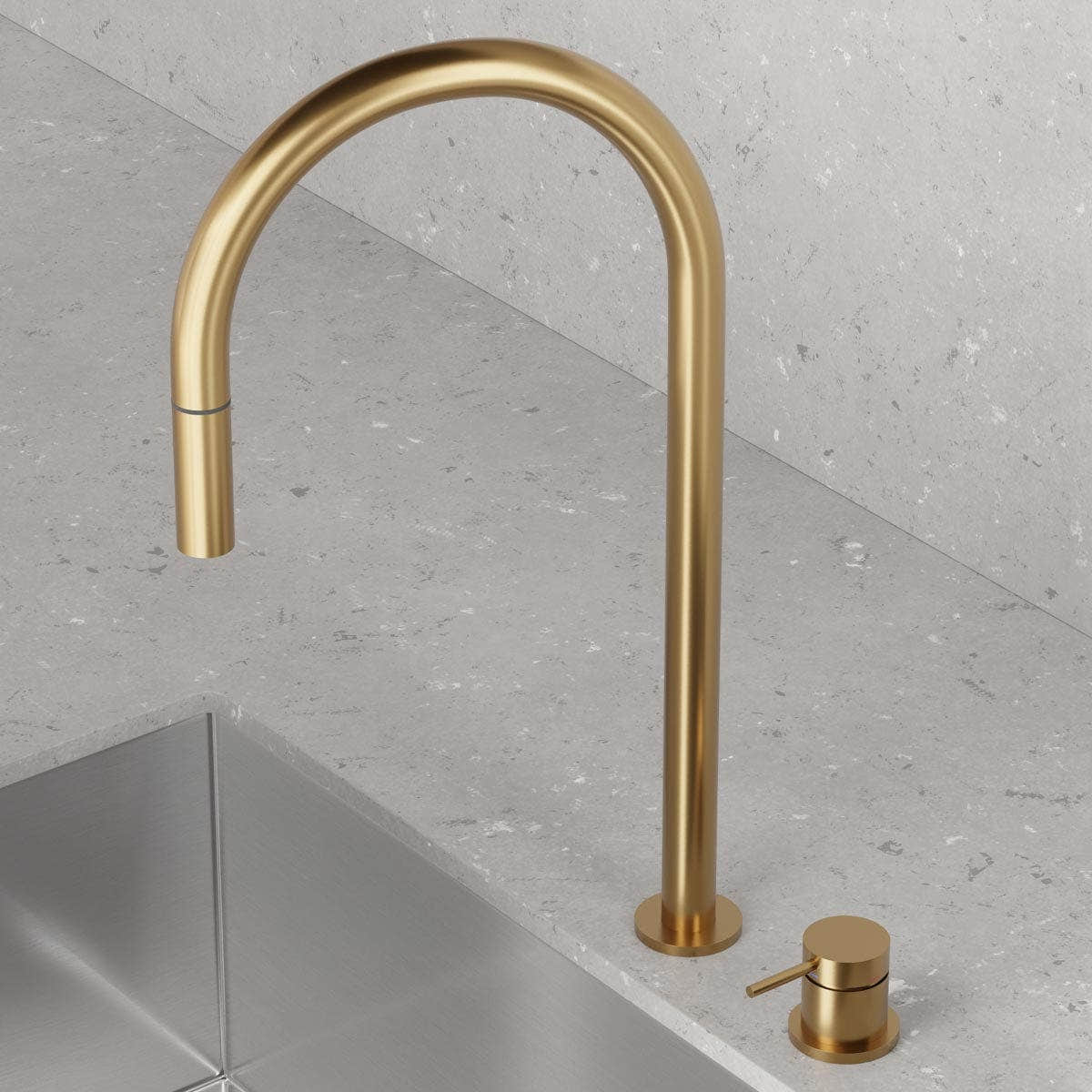 Scandtap Steel Harmonized K2P Kjøkkenbatteri Sand Scandtap Kjøkkenarmatur SC-30146