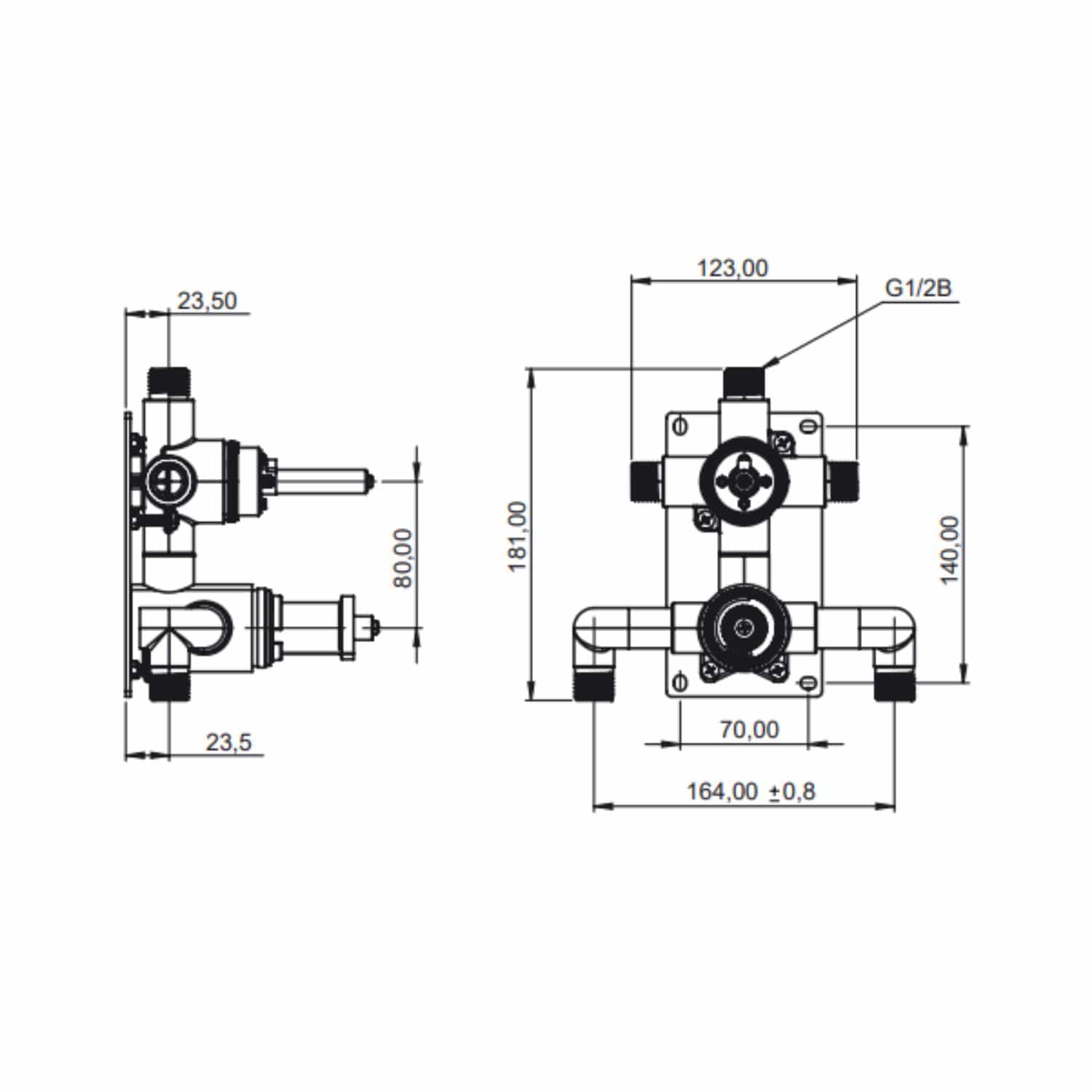 Scandtap Steel Harmonized Termostatbatteri Scandtap Tilbehør blandebatteri SC-24000