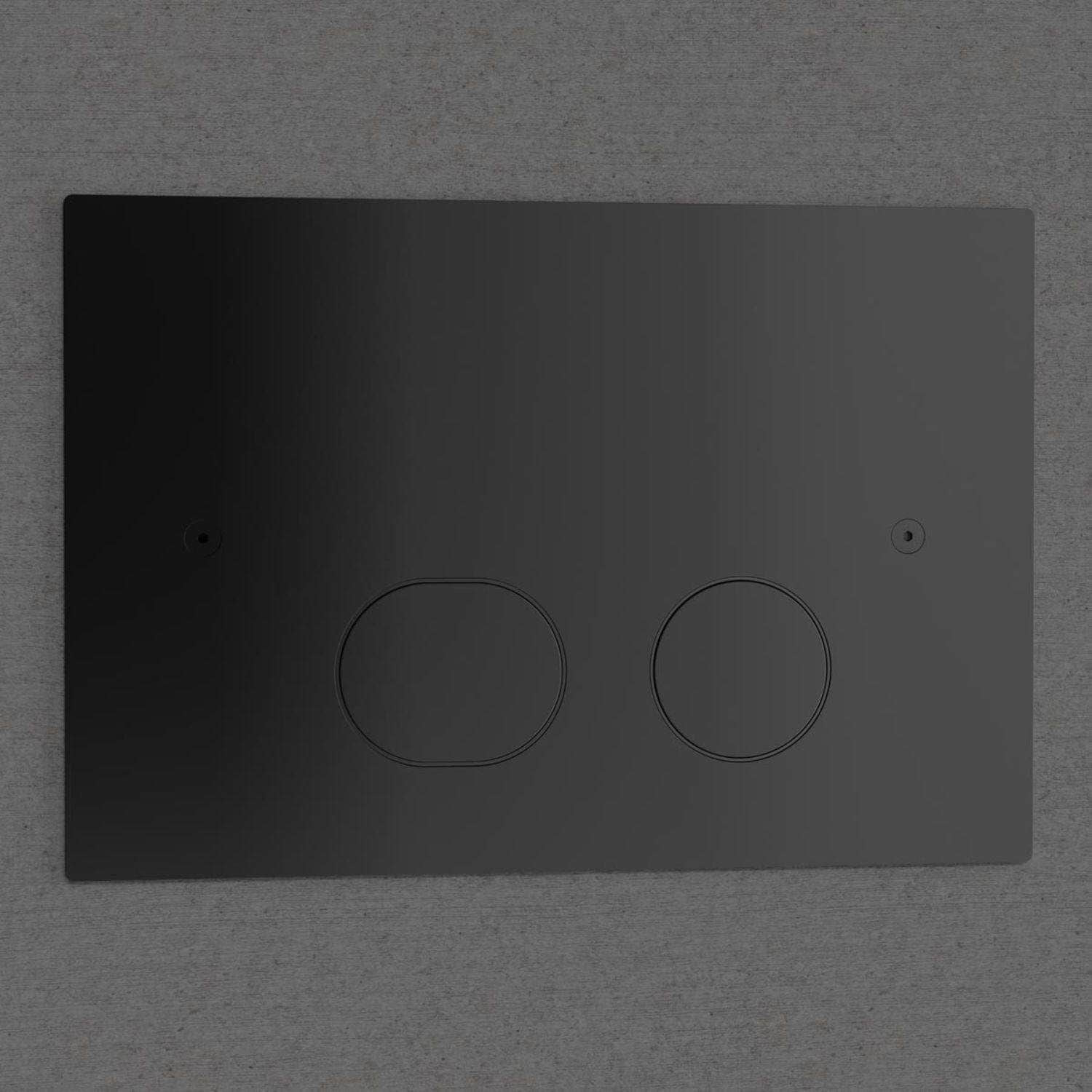 Scandtap Steel Style T Spyleplate Black Scandtap Betjeningsplate og trykknapper SC-15173