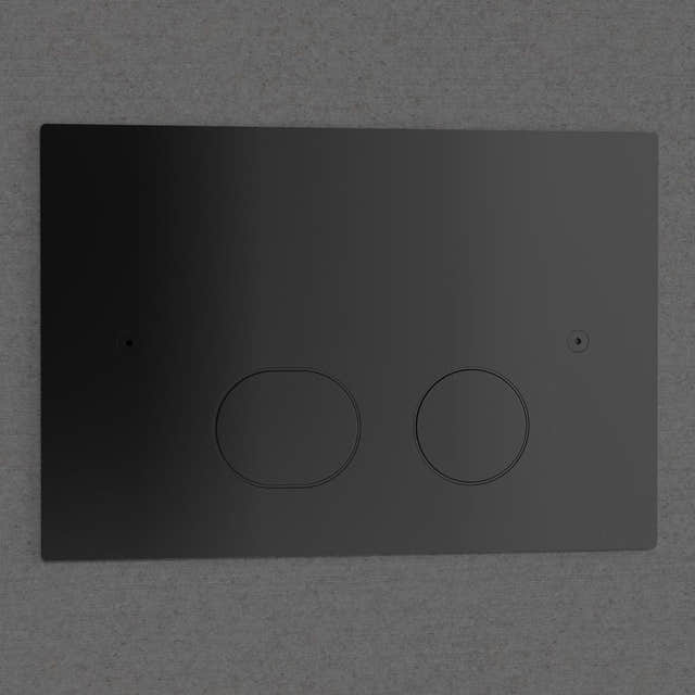 Scandtap Steel Style T Spyleplate Black Scandtap Betjeningsplate og trykknapper SC-15173