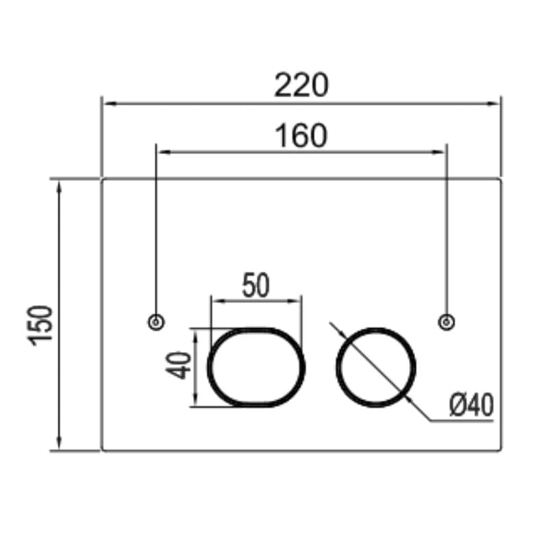 Scandtap Steel Style T Spyleplate Scandtap Betjeningsplate og trykknapper