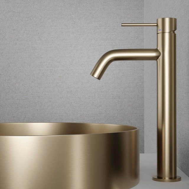 Scandtap Steel Voyage High Servantbatteri Champagne Scandtap Servantbatteri SC-10224