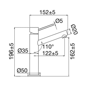 Scandtap Steel Voyage Medium Servantbatteri